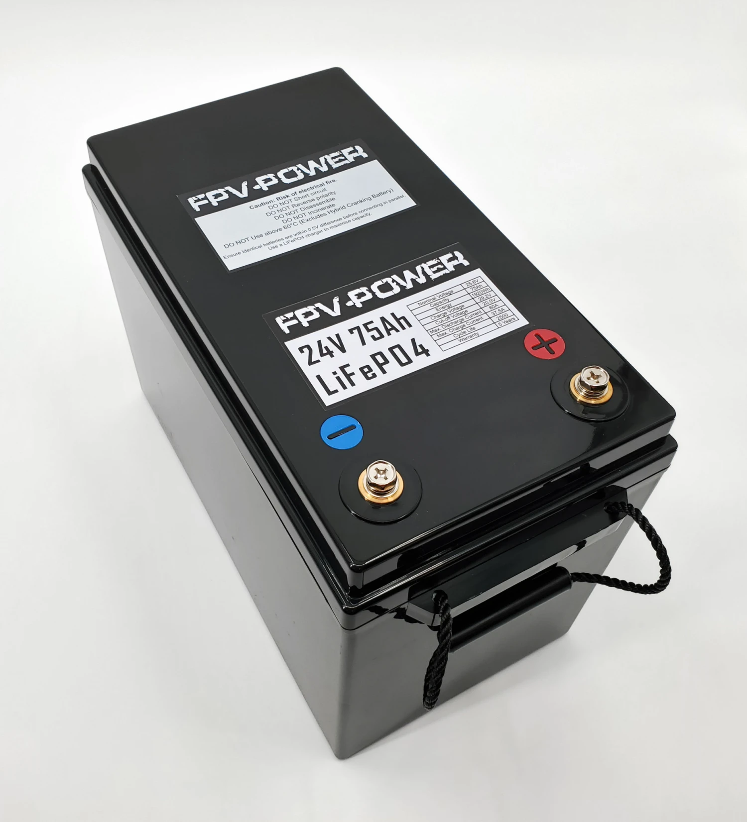 FPV-Power 24V 75Ah LiFePO4 Lithium Battery 1 FPV-Power 24V 75Ah LiFePO4 Lithium Battery
