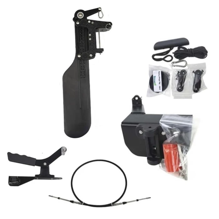 NuCanoe QuickConnect Rudder System Hand Steer 1 NuCanoe QuickConnect Rudder System Hand Steer