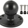 RAM Mounts 2.5" Round Base AMPs Hole Pattern 1.5" Ball Garmin Fishfinders