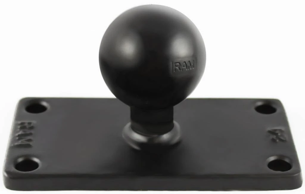 RAM Mounts C Size 1.5" Ball On Rectangular Plate With 1.5" X 3.5" 4-Hole Pattern - Helix 7 1 RAM Mounts C Size 1.5" Ball On Rectangular Plate With 1.5" X 3.5" 4-Hole Pattern - Helix 7
