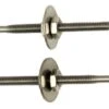 Yak-Attack Rigging Bullet 8-32" Threads (GT90 GearTrac) With Hardware (Pack Of 2)