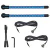 YakPower 2-Piece LED Light Kit Blue 10"
