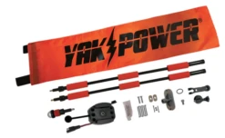 YakPower Lightning Rod PRO Extendable Powered 360 Degree Safety Light And Safety Flag -YakGear Shop yakpower lightning rod pro extendable powered 360 2