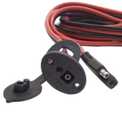 YakPower Power Port With 144" (12') Wire & SAE Connector -YakGear Shop yakpower power port with 144 12 wire sae connector 2